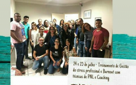 Treinamento de Gestão do stress profissional e burnout com técnicas de PNL e coaching.